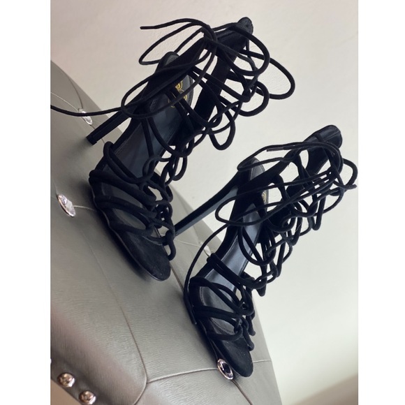 Strappy lace up heels - Picture 2 of 2